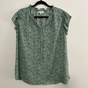 Blousology Green Blouse. Size 2x.
